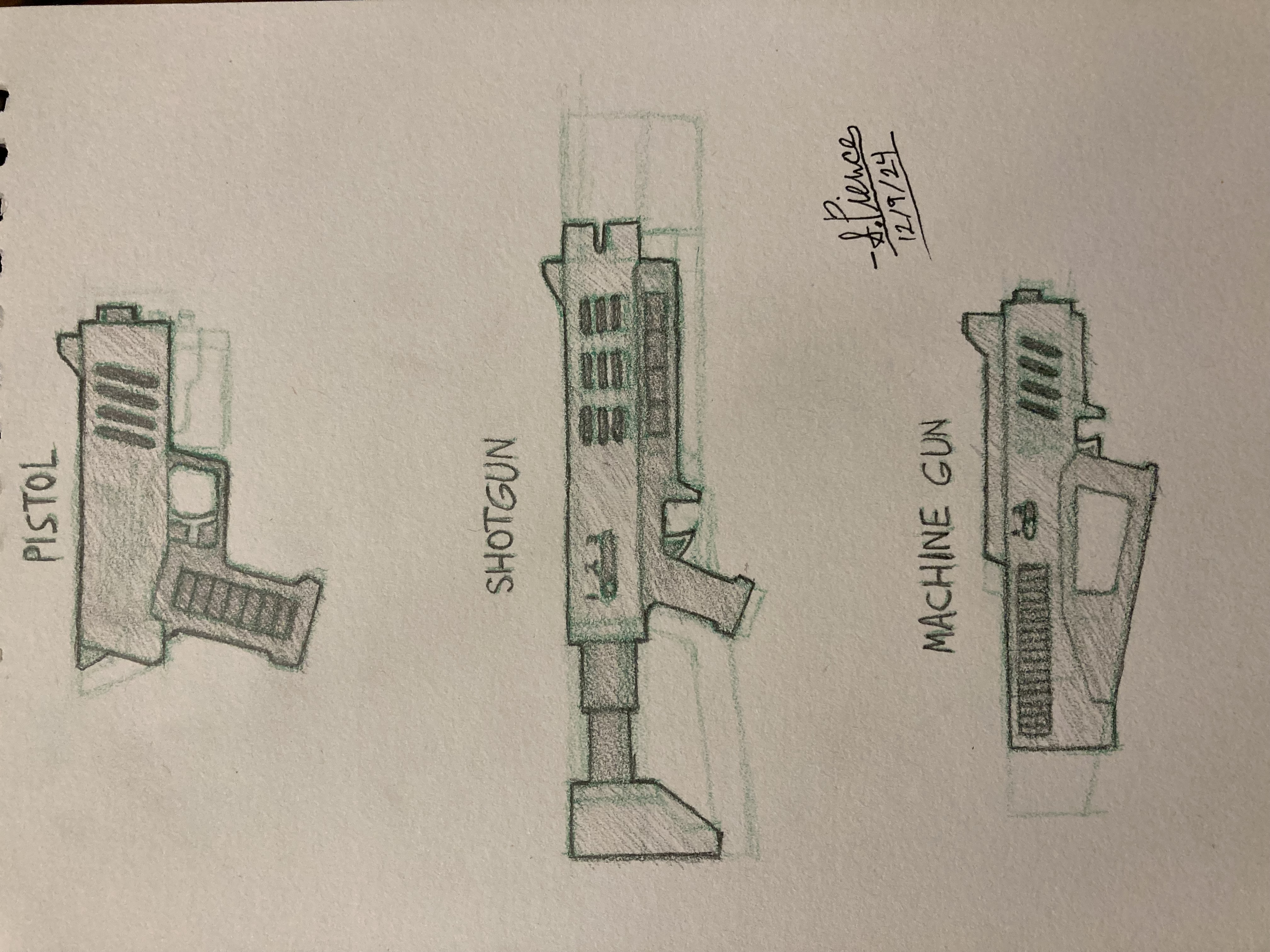 Laser Weapons Concept Art